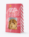 Paper Bag with Cookie Mockup