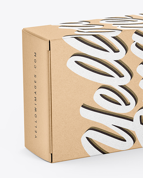 Kraft Box Mockup