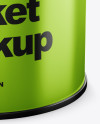 Metallic Paint Bucket Mockup