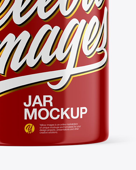 Glossy Jar Mockup Glossy Jar Mockup