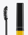 Opened Glossy Mascara Tube Mockup