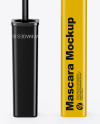 Opened Glossy Mascara Tube Mockup