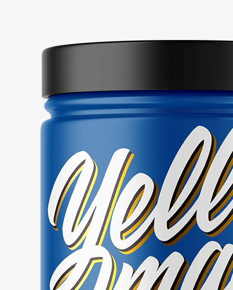 Matte Jar Mockup Matte Jar Mockup