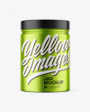 Metallic Jar Mockup Metallic Jar Mockup