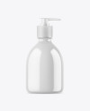 Glossy Liquid Soap Bottle Mockup