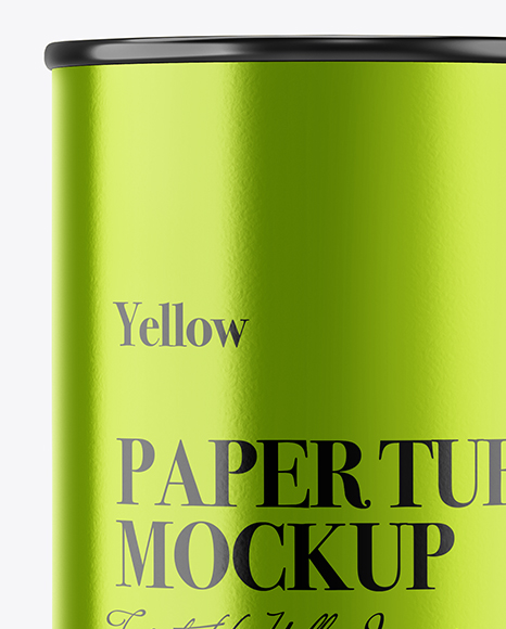 Metallized Paper Tube Mockup