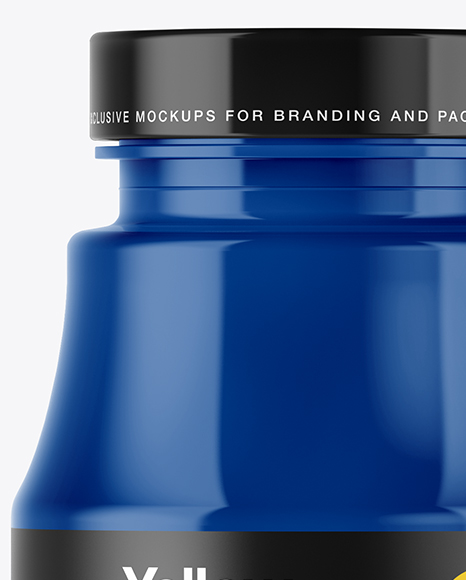 Glossy Pills Bottle Mockup