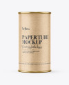 Kraft Paper Tube Mockup