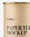 Kraft Paper Tube Mockup