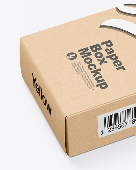 Kraft Box Mockup