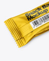 Matte Metallic Snack Bar Mockup