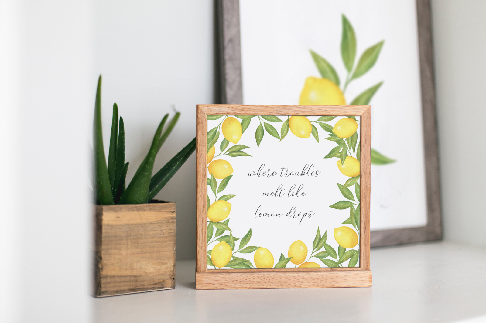 Lemon and Citrus Watercolor Clipart, Lemon wreath, seamless pattern Lemon and Citrus Watercolor Clipart, Lemon wreath, seamless pattern