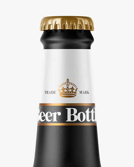 330ml Ceramic Beer Bottle Mockup