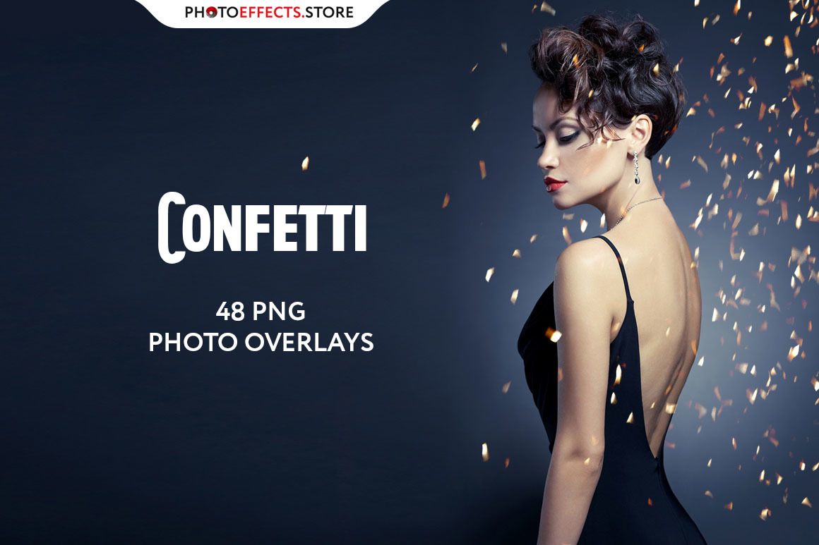 48 Confetti Photo Overlays 48 Confetti Photo Overlays