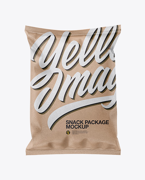 Kraft Snack Package Mockup - Kraft snack