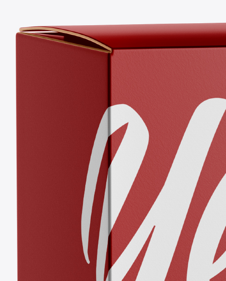 Box Mockup - Half Side View Box Mockup - Half Side View