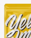 Glossy Sachet Mockup