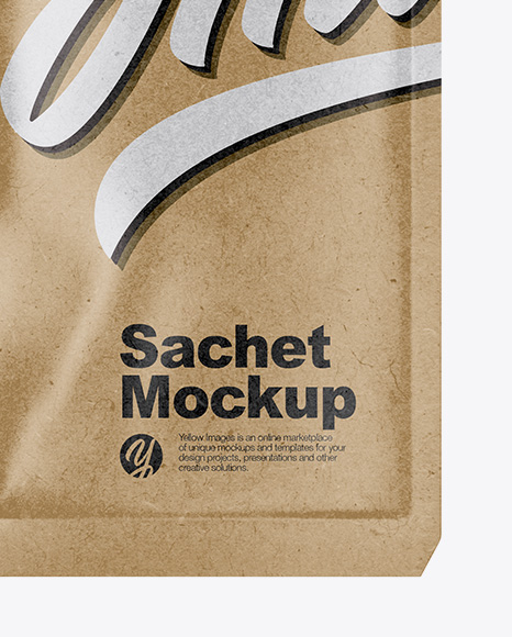 Kraft Sachet Mockup