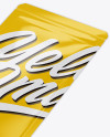 Glossy Sachet Mockup
