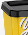 Glossy Container Mockup