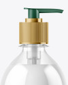 Clear Liquid Soap Bottle Mockup