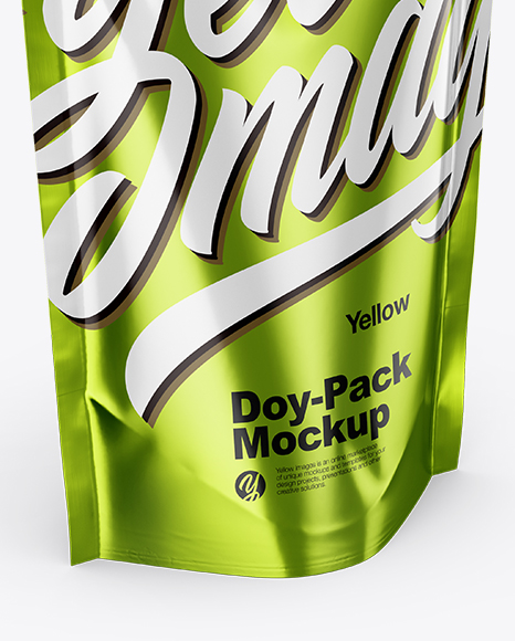 Metallic Doy Pack Mockup