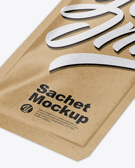 Kraft Sachet Mockup