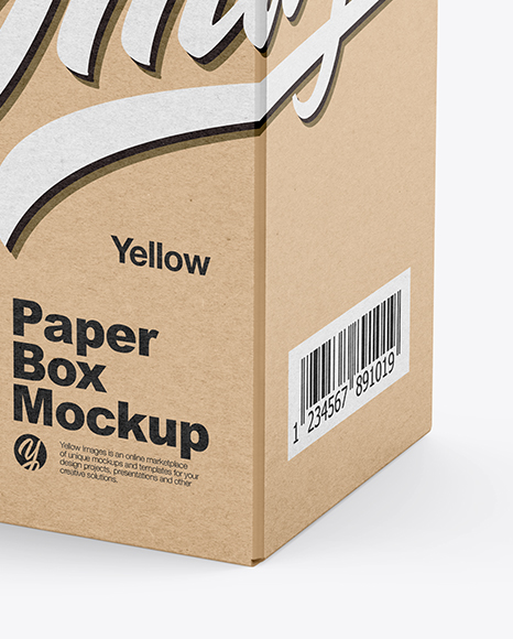 Kraft Box Mockup