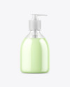 Clear Liquid Soap Bottle Mockup