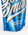 Matte Metallic Doy Pack Mockup