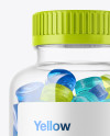 Plastic Bottle with Gummies Mockup