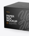 Paper Box Mockup