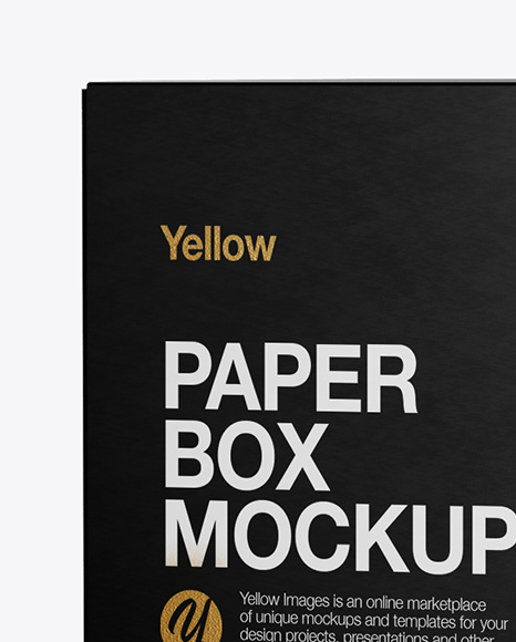 Paper Box Mockup