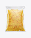 Matte Bag With Nachos Mockup