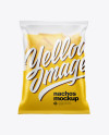 Matte Bag With Nachos Mockup