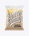 Matte Bag With Nachos Mockup