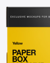 Paper Box Mockup