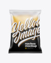 Frosted Bag With Nachos Mockup