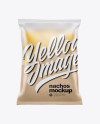 Frosted Bag With Nachos Mockup