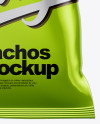 Frosted Bag With Nachos Mockup