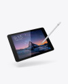 iPad w/ Stylus Mockup