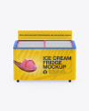 Ice Cream Fridge Mockup