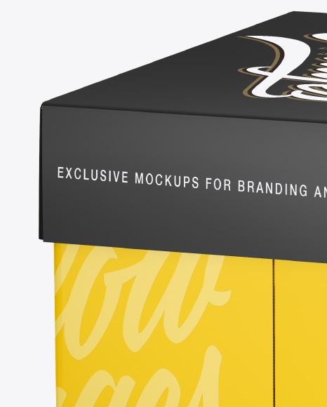 Paper Box Mockup