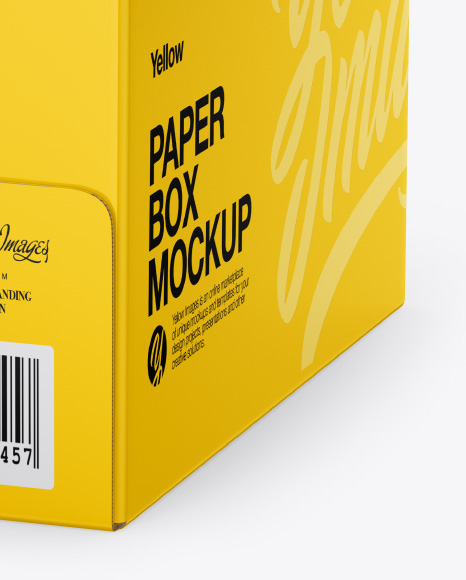 Paper Box Mockup