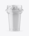 Plastic Cup with Sweets Mockup