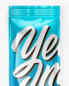 Glossy Sachet Stick Mockup