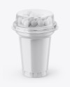 Plastic Cup with Sweets Mockup