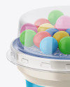 Plastic Cup with Sweets Mockup