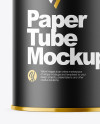 Matte Paper Tube Mockup