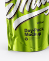 Metallic Doy Pack Mockup